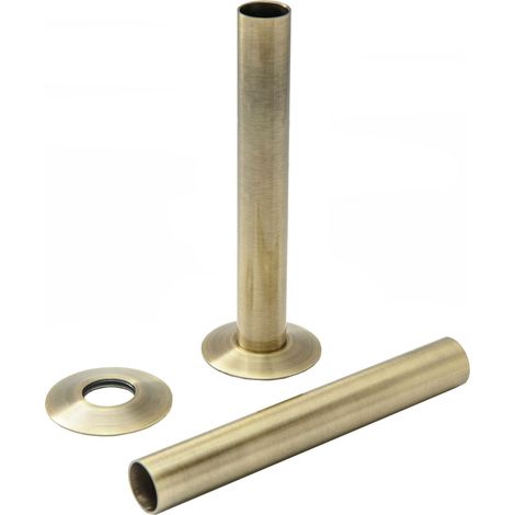 Heatwave 130mm Decorative Pipe Sleeve Kit Antique Brass