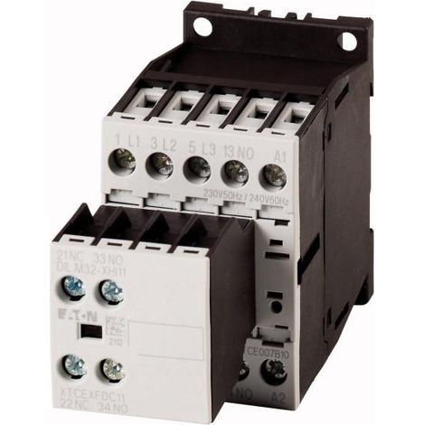 Contacteur de puissance 7A 3P 230V AC 2Z 1R DILM7-21 (230V50HZ,240V60HZ) 276620