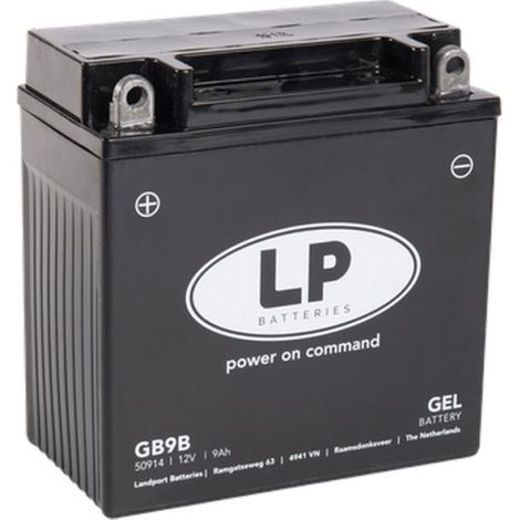 Batterie moto Landport LP GEL GB9B YB9-B 12v 9ah 100A (1/3)