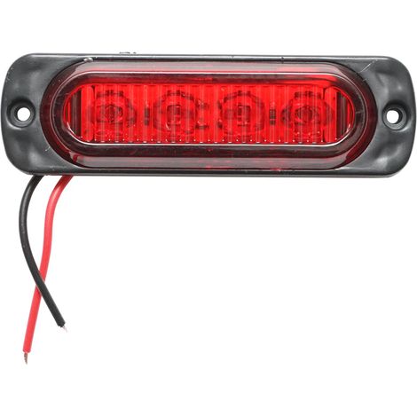 Luce di posizione laterale a LED rossa 12-24 V FR0271 Breckner Germany (1/4)