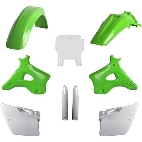 Kit complet de plastiques Polisport KX 125/250 (1994-1995) - Vert durable
