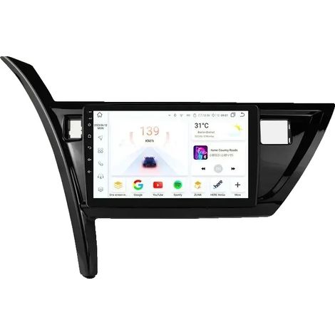 Radio para coche, control por voz con IA, soporte multiformato, compatible con Toyota Corolla Auris 2013-2016, S4 (8 núcleos, 4G, 32G). (1/2)