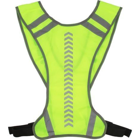 Gilet Réfléchissant Running, Gilet Sécurité Réglable pour Femme et Homme, Gilet Jaune Vélo Haute Visibilité Respirant, Gilet de Sécurité Réfléchissant Haute Visibilité pour Hommes et Femmes (1/5)