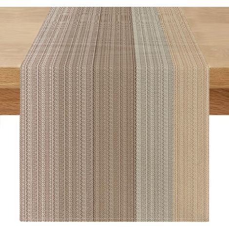 Chemin de Table Lin Kaki 40×140 cm
