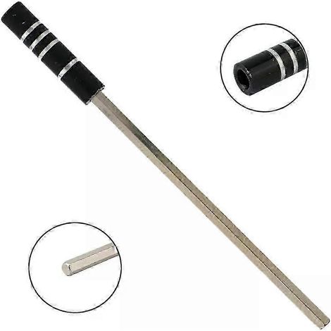 Magnetische Metall-Verlängerungsstange mit Sechskant-Adapter, 123 mm Stahlschaft, RadFit für 4-mm-1/8-Zoll-Sechskantbits – JXLGV (1/5)