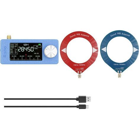 Récepteur Radio Pleine Bande SI4732 10 KHz-180 MHz, Radio de Poche LSB USB, AM, FM, avec Antenne (1/2)