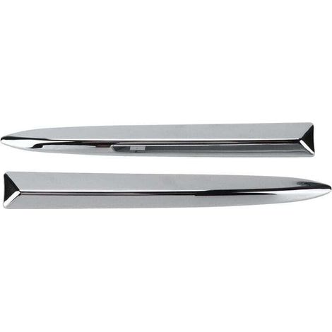 Bande de Moulure de Garniture Chrome Suprieure de Pare-chocs Avant, 735455041 de Remplacement pour FIAT 500 2007 2015-DOU (1/4)