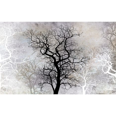 Affiche Affiche illustration arbres en hiver - 60x40cm - made in France (1/5)