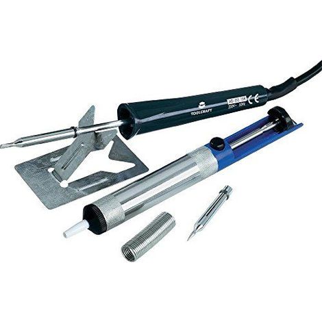 SET DE SOUDURE TOOLCRAFT MD-015PP 15 W AVEC SUPPORT, AVEC POMPE À DESSOUDER 588292 (1/3)