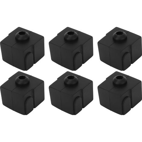 6 pièces manchons silicone hotend 280°C résistance thermique protection extrudeur imprimante 3D pour Ender 3 V3 SE (1/5)