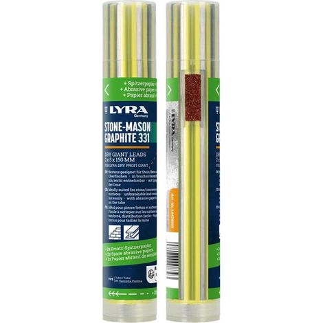 Mine Lyra Dry Profi Giant 331 Graphite 10H Macon Etui De 12 Lyra