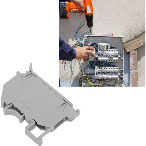 Bornier ignifugé BERM UK5-HESI 4 mm² avec fusible lumineux, bornier sur rail 6,3 A/800 V (1/5)
