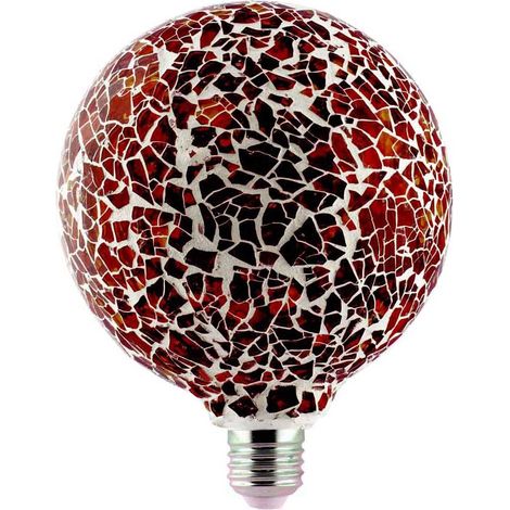 Bombilla Decorativa LED Globo G125 Tiffany Naranja E27 4W (1/5)