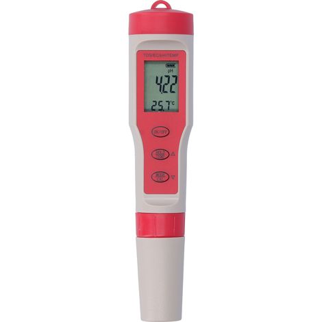 Testeur de Qualité d'Eau 4 en 1 pH/TDS/EC/Température pour Usage Agricole (1/5)