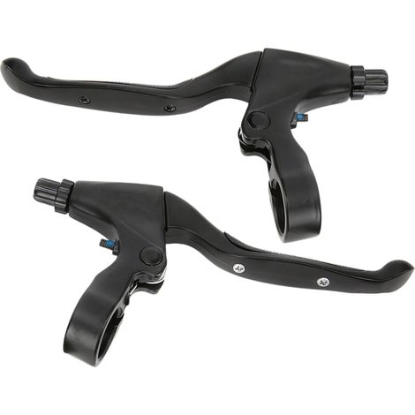 Leviers de frein WAKE pour VTT, en alliage d'aluminium, 4 doigts, pour guidon de 22,2 mm (1/5)
