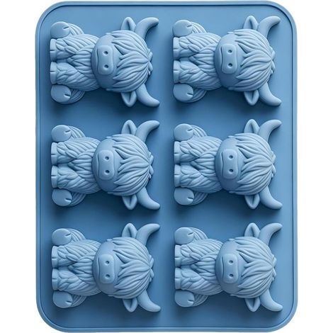 de moule à glaçons Lot 2 Moules Congélation Forme Vache 3D (1/5)