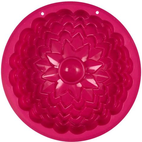 Moule à gâteau en silicone forme dahlia 8 parts (1/3)