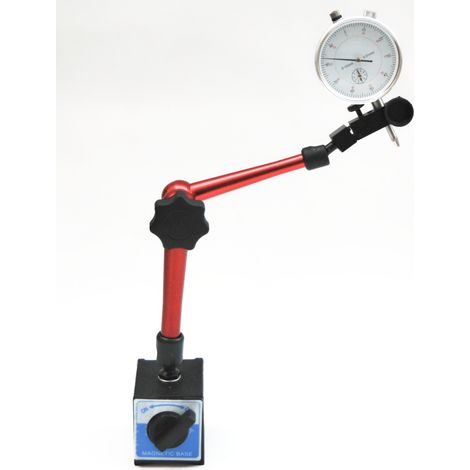 BASE MAGNETICA SNODABILE CON COMPARATORE CENTESIMALE 0 10 mm TORNIO UTENSILI N (1/3)