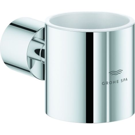 GROHE Supporto Atrio 40884 per vetro o dispenser di sapone cromo, 40884000