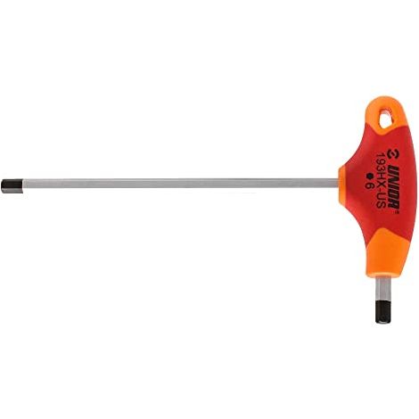 Clé hexagonale à poignée en T Unior 193HX-US acier chrome vanadium