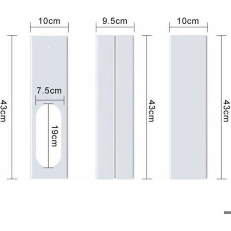 Kit fenêtre clim portable – PVC renforcé, réglable 43-140 cm, joint étanche inclus (1/5)