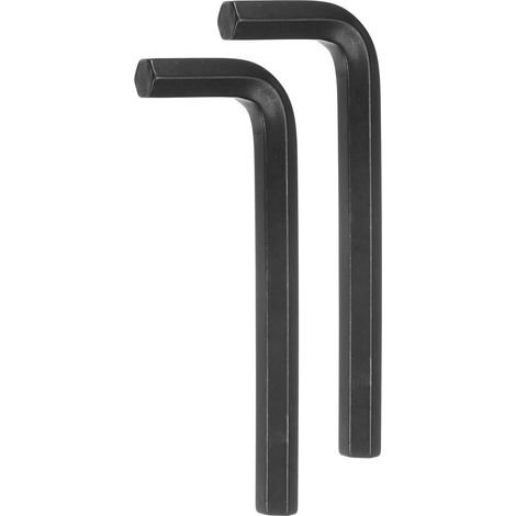 2Pcs 7/16" L-Shaped Hex Key, SAE Hex Wrenches, Chrome Vanadium Steel Repair Tool for Home Repair, Black (1/5)