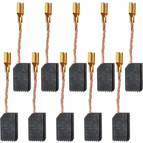 10 Balais de Charbon pour Meuleuse d’Angle – Dimensions 15 x 8 x 5 mm – Compatible avec Outils Électriques – Accessoire de Remplacement (1/5)