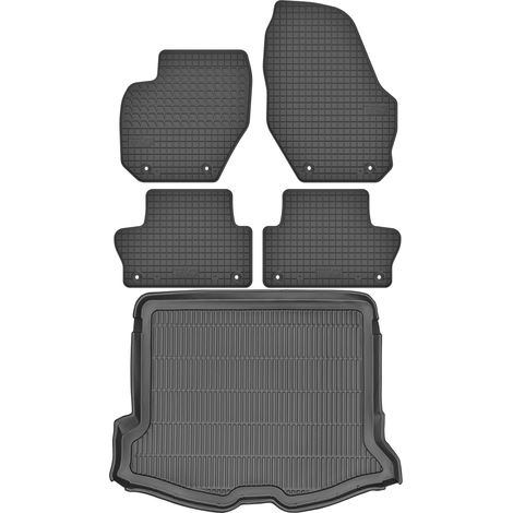 Volvo V60 Kombi ab Baujahr 2011 – SET – Gummifußmatten + Kofferraummatte (1/5)