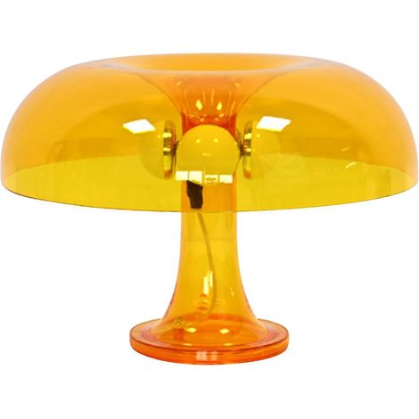 Verbesserte Retro-Pilzlampe, stilvolles, dimmbares Nachtlicht für Schlaf- und Wohnzimmer – Gelb