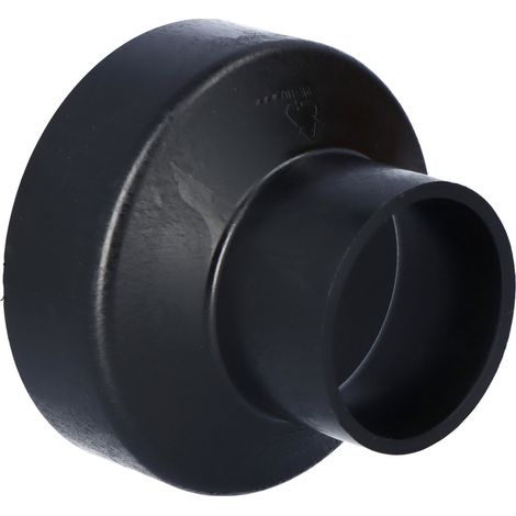 Riduzione (riduttore) PEHD 110x63 simmetrico corto, nero (HDPE fognatura) (1/4)