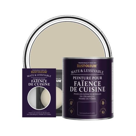 Peinture pour Faïence de Cuisine, Finition Mate - Sauge Argentée (1/2)