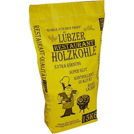 Favorit Charbon de bois pour barbecue 15 kg de bois de feuillus, charbon de qualité pour les professionnels