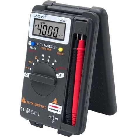 Digital multimeter, digital automatic meter VC921, portable meter, digital voltmeter type 4000, voltmeter measurement meter, etc. (1/4)