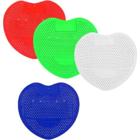 4 Pieces Urinal Protective Grille for Urinal Sieve Air Freshener Plastic Filter Discs for Hotel, Public Toilet, Household Urinal (1/5)