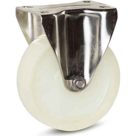 Roue fixe - MESO - Nylon inox - 125mm - 220kg