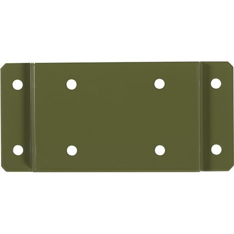 Plaque de fixation murale - vert olive - RAL 6003