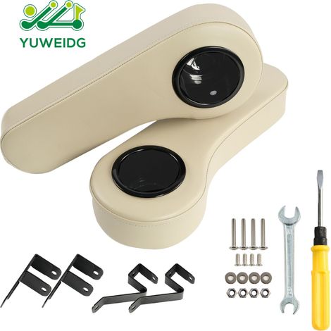 Accoudoir de siège arrière for car golf with porte-gobelet and support without perçage Club Car EZGO YMA (1/4)