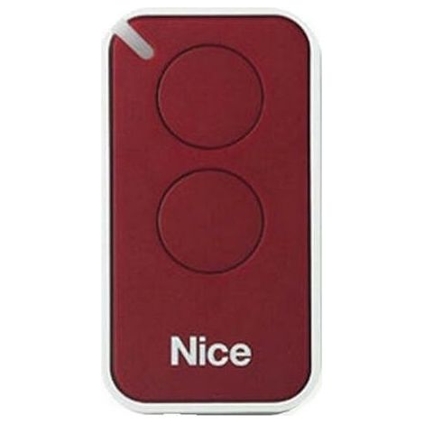 Télécommande Inti 2R rouge, fréquence 433,920 MHz