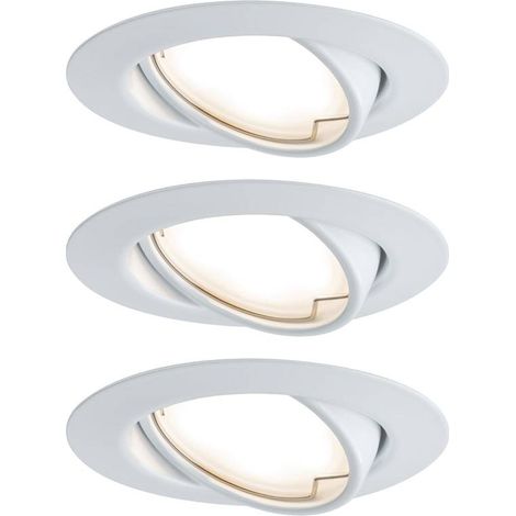 Paulmann 93423 Base Lampada da incasso Kit da 3 LED (monocolore) LED 15 W Bianco (1/3)