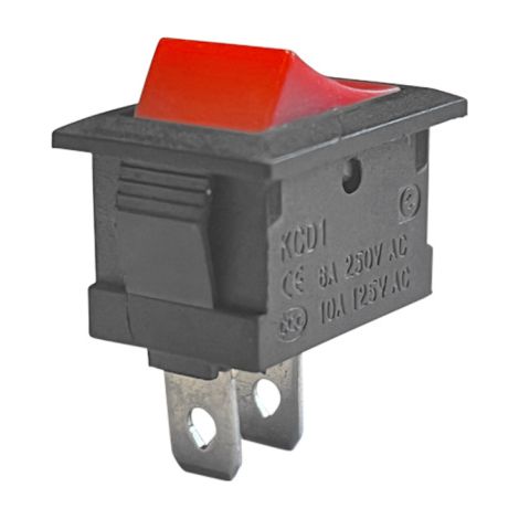 KCD1 Wippschalter 250V 2Pin Schalter Rot (1/3)