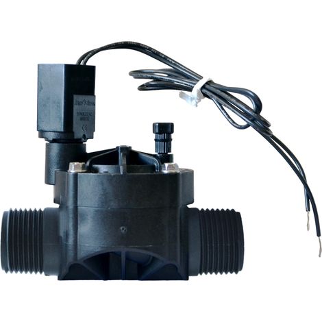Électrovanne 24 Volts 100HVB-MMB Rain Bird MM 26x34 avec Vis de Purge Ouverture et Fermeture Manuelle par Solénoide (1/4)