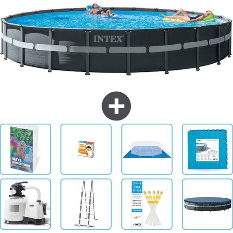 Intex Piscina Ultra XTR Rotonda - 732x132 cm - 9-pezzi S570 (1/4)