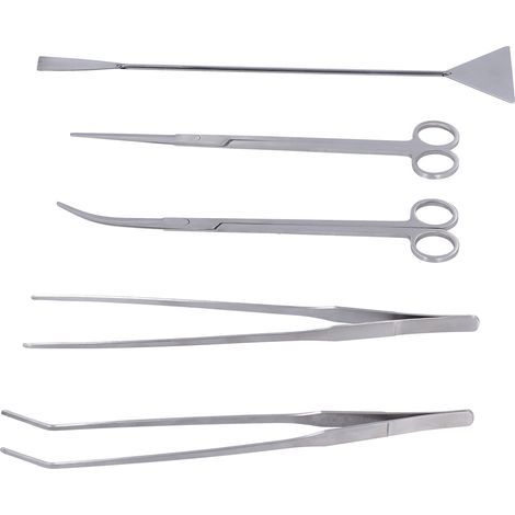 5‑In‑1 Aquarium Cleaning Tool Kit courbé pour nettoyage et entretien (1/5)