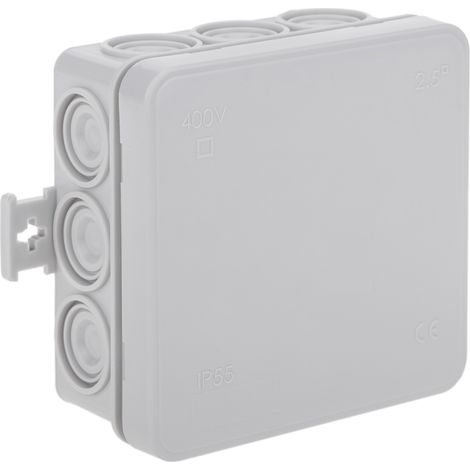 BeMatik - Caja de superficie cuadrada IP44 85x85x40mm