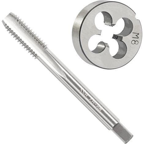 Jeu tarauds et filières, M6x1,0, acier à outils, pas à droite (1/5)
