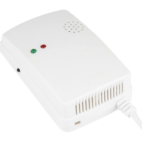 Détecteur de Gaz avec Alarme Murale 220V - Capteur Domestique pour Gaz Naturel et Butane - Prise Européenne (1/5)