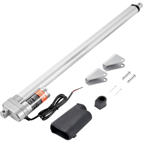 VEVOR Attuatore lineare 12V, Attuatore lineare IP65 impermeabile da 20 pollici, Attuatore di movimento lineare da 660 libbre/3000N 0,19"/s con staffa di montaggio per uso esterno