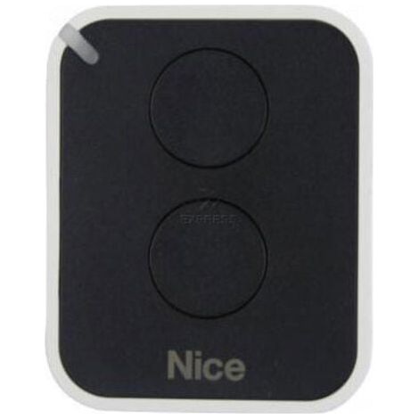 Nice – 433,92 MHz Fernbedienung für Motoren – 2 Kanäle – Batteriebetrieben (CR2032) – Reichweite bis zu 100 m im Freien (1/5)