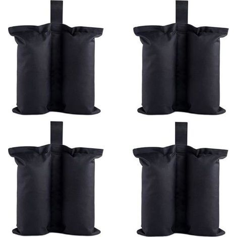 Sacs de lestage - Non spécifié - Lot de 4 - Tissu Oxford 600D - Imperméable - Pour tonnelle et tente (1/4)