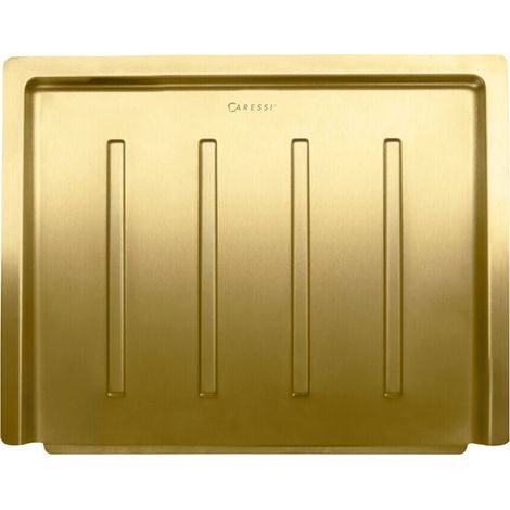 CARESSI Mobile Abtropfschale CAMAG. Gold (PVD) (1/2)